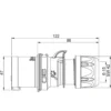 Stickpropp CEE 216-6 16A 1-fas IP44