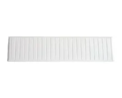 Täcklock 12 moduler, Vit 226x52mm