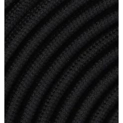 Textilkabel Svart 2x0,75mm²