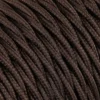 Textilkabel Tvinnad Brun 3x0,75mm²
