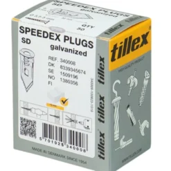 Tillex Skivfäste Speedex 9-13mm 50-pack