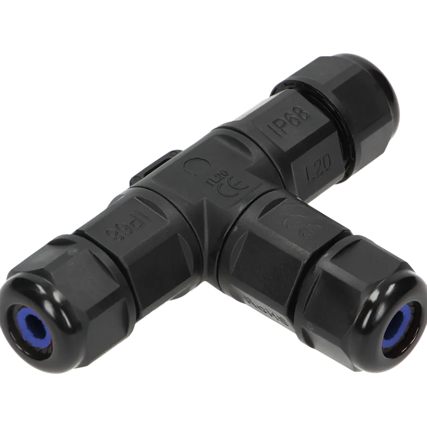 T-koppling förskruvningsskarv 3x4mm² IP68