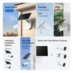 TP-Link Tapo A201 Solpanel för Tapo-kameror