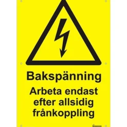 Varningsskylt H14