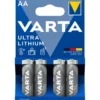 Varta Batteri Professional Lithium AA LR06 4-pack