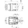 Väggintag CEE 432-6 32A 3-fas IP44