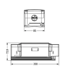 Wago Anslutningsmodul Flatkabel 2x6mm²