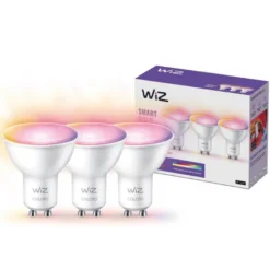 WiZ LED GU10 Glas 4,7W RGB 3-pack