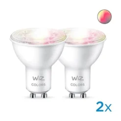 WiZ Smart LED GU10 Glas 4,7W RGB 2-pack