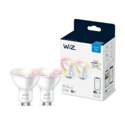 WiZ Smart LED GU10 Glas 4,7W RGB 2-pack